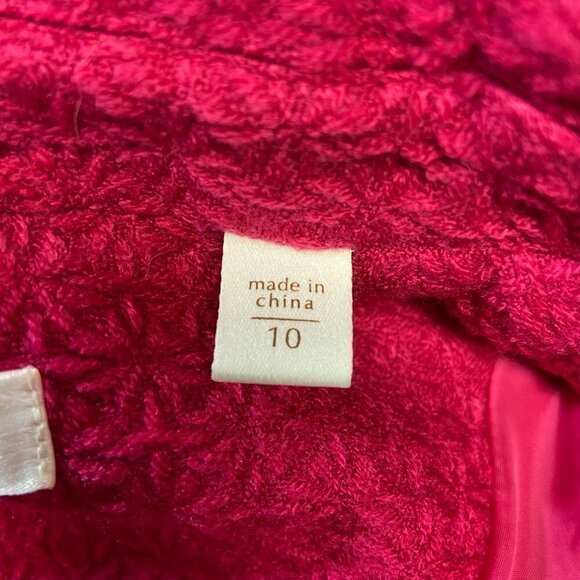 Coldwater Creek Fuchsia Pink Textured Boucle Jacket, 10 - Picture 7 of 9
